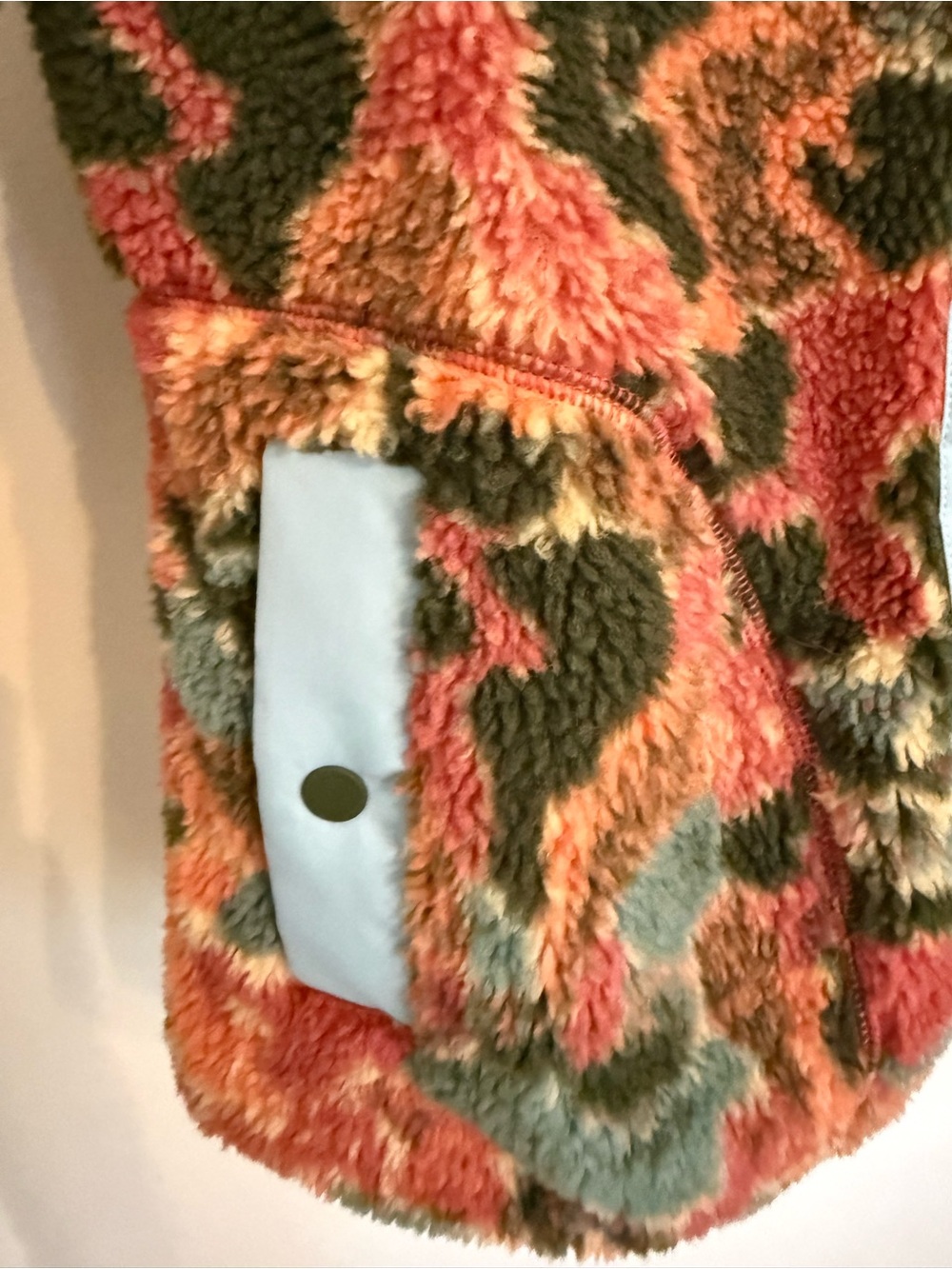 LL Bean Sherpa Jacket with Snap Front - Picture 3 of 5